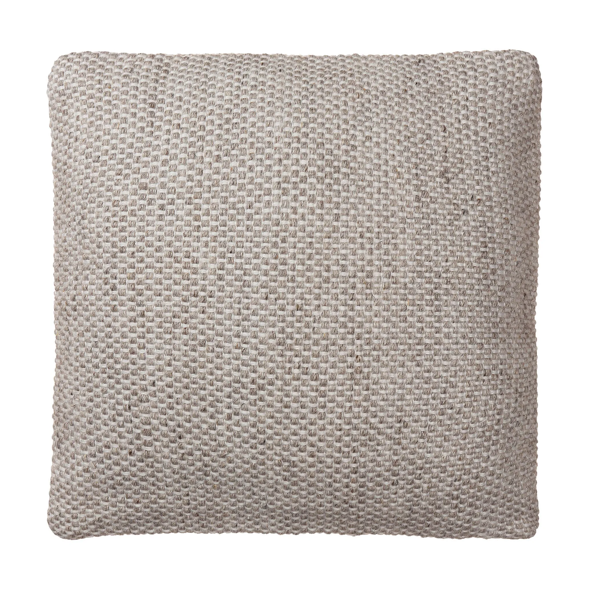 Mandal Cushion Cover [Light grey melange & White]