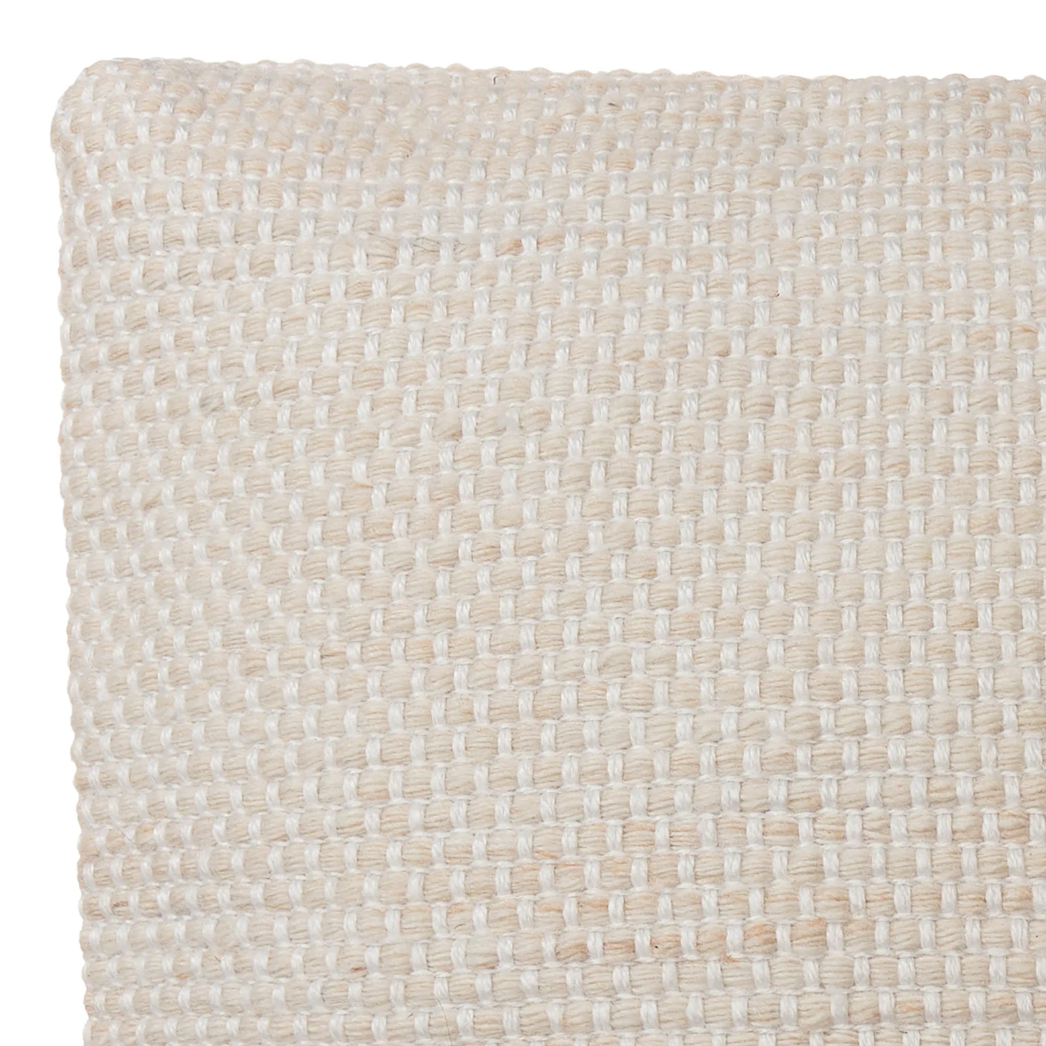 Mandal Cushion Cover [Natural melange & White]