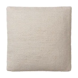 Mandal Cushion Cover [Natural melange & White]