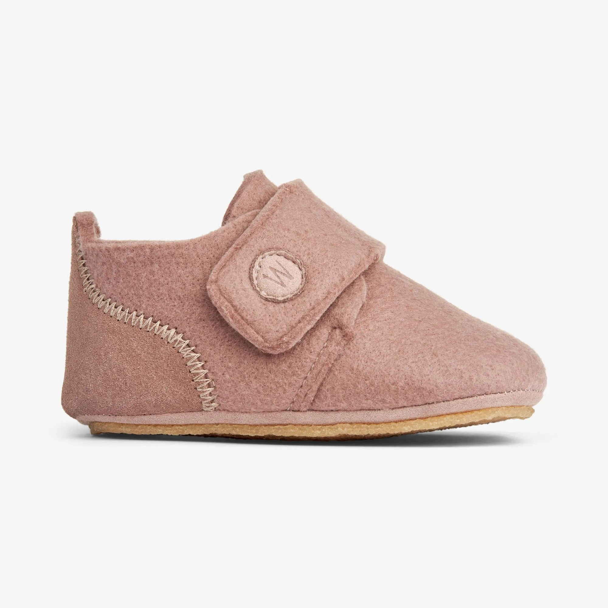 Marlin Felt Home Shoe - dusty rouge