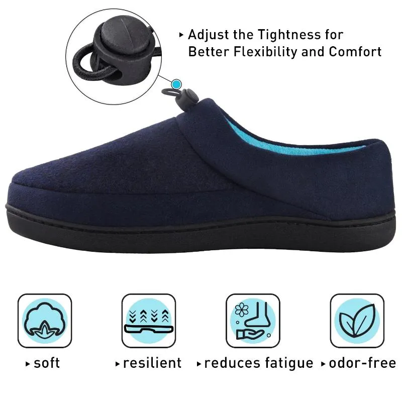 Men's Anti-Skid Memory Foam Indoor Outdoor Slippers House Shoes