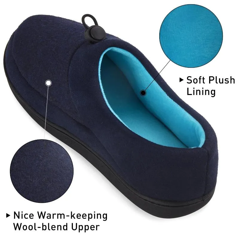 Men's Anti-Skid Memory Foam Indoor Outdoor Slippers House Shoes