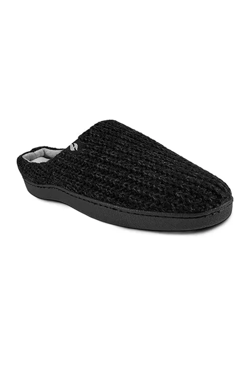 Men's Asher Rib Knit Scuff Slippers