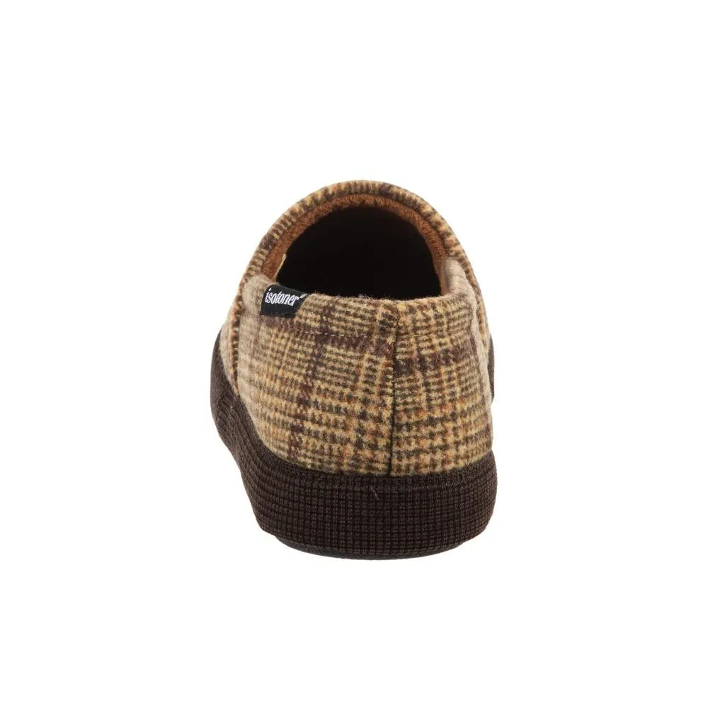 Men’s Plaid Liam Closed Back Slippers