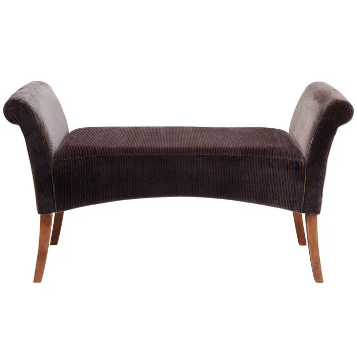 Motley Velvet Bench