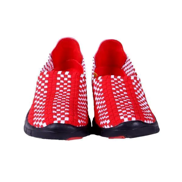 Nebraska Cornhuskers Woven Colors Comfy Slip On Shoes