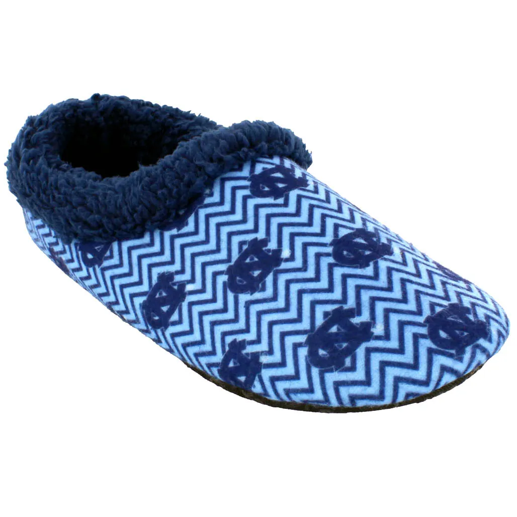 North Carolina Tar Heels Chevron Slip On Slippers