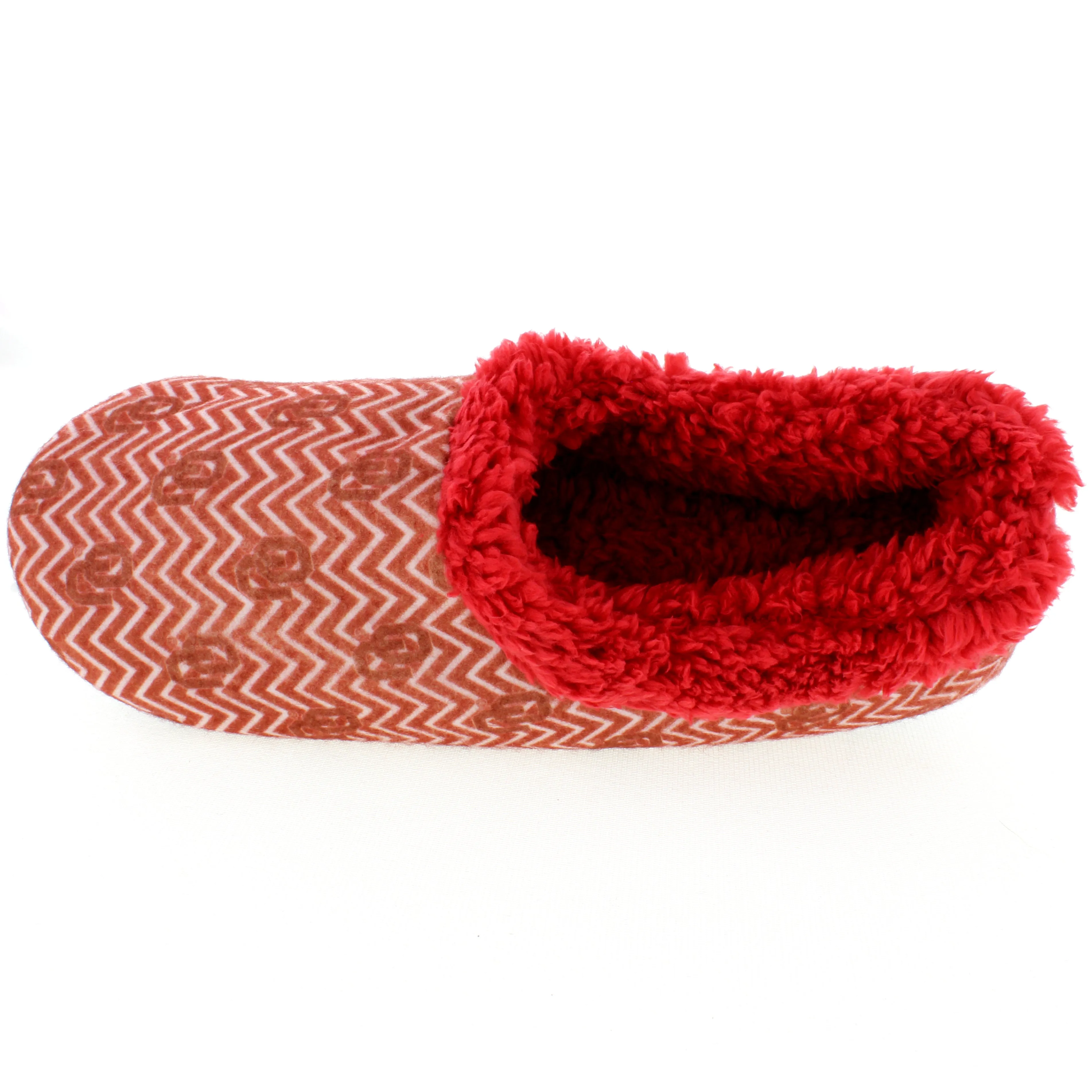 Oklahoma Sooners Chevron Slip On Slippers