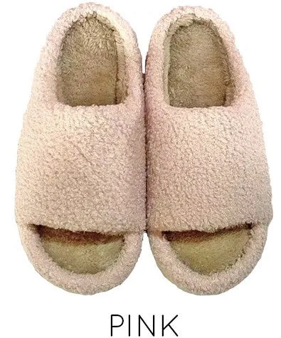 Open toe novelty slippers