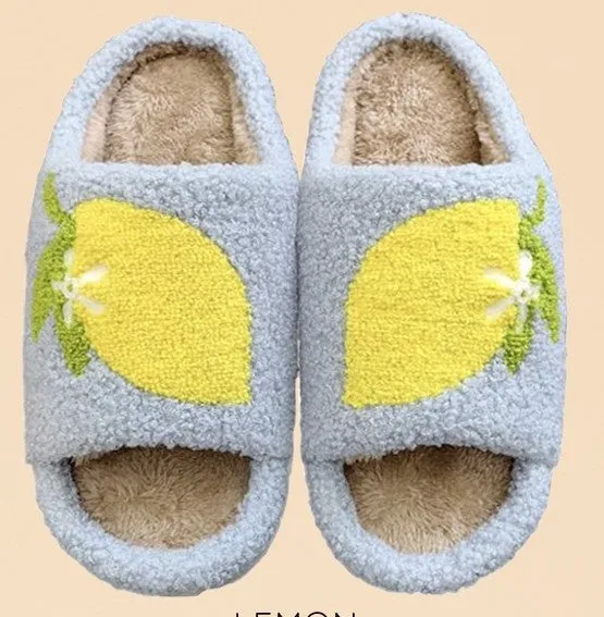 Open toe novelty slippers