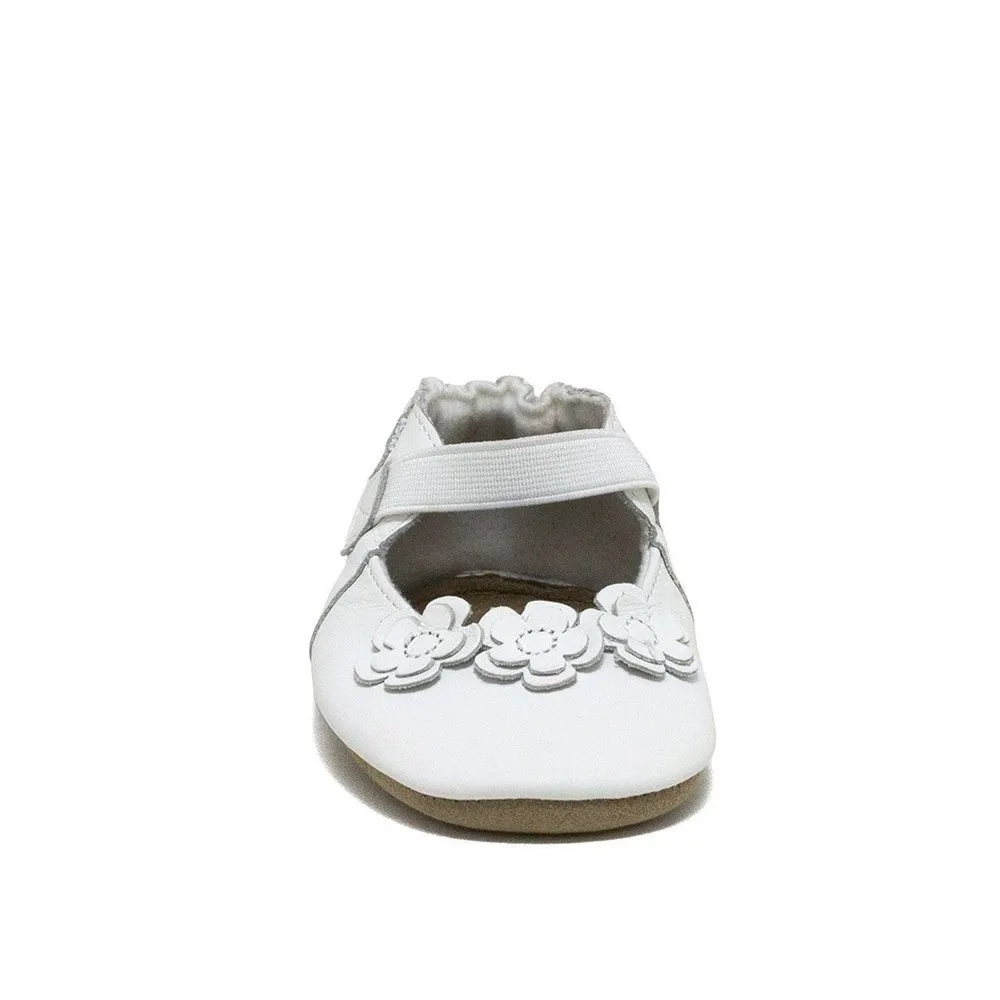 Robeez Brianna Soft Soles White