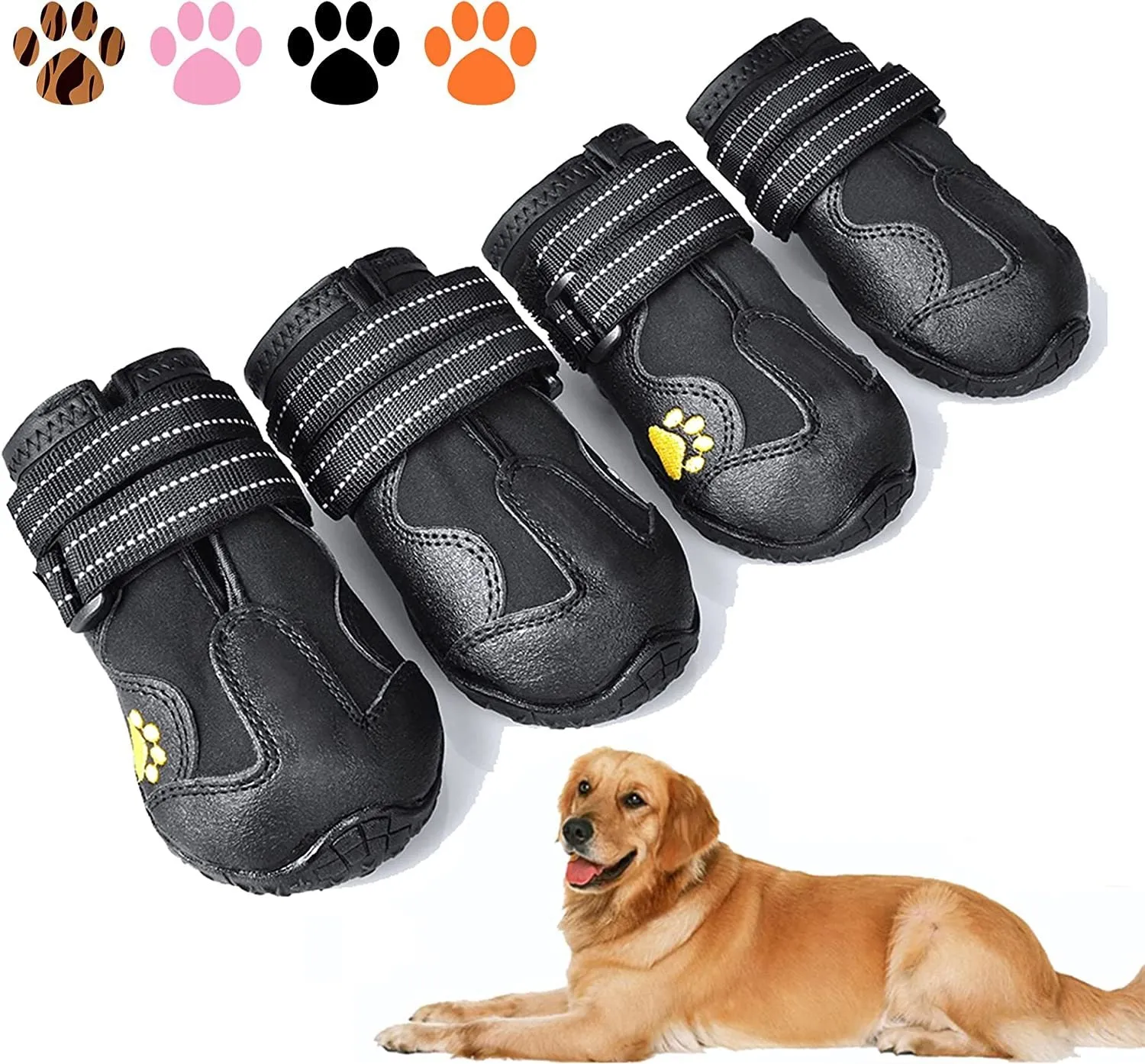 Rugged Anti-slip Waterproof Shoes for Dog