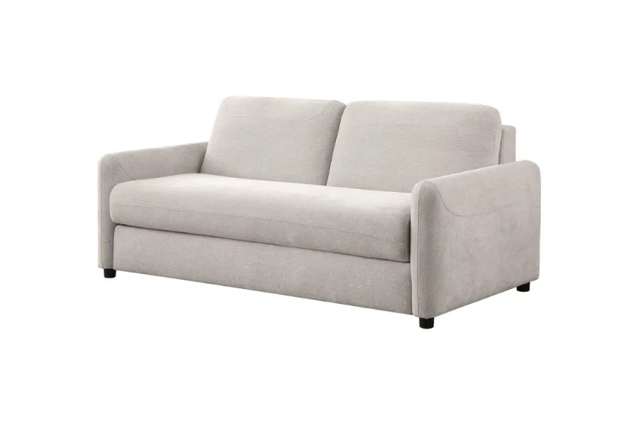 Rylie Upholstered Sofa Sleeper with Queen Mattress Beige 360027