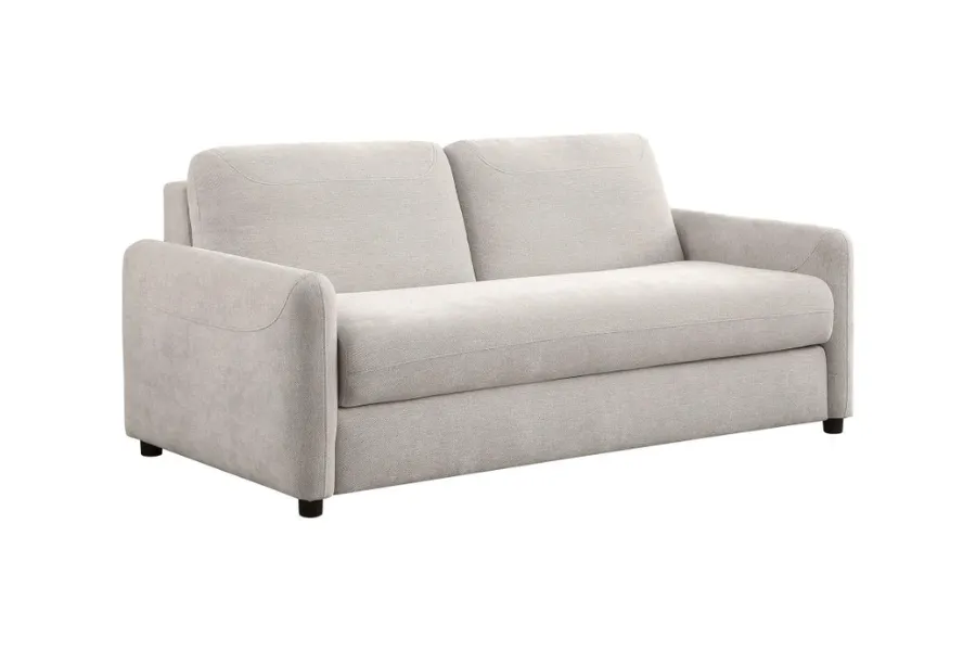 Rylie Upholstered Sofa Sleeper with Queen Mattress Beige 360027