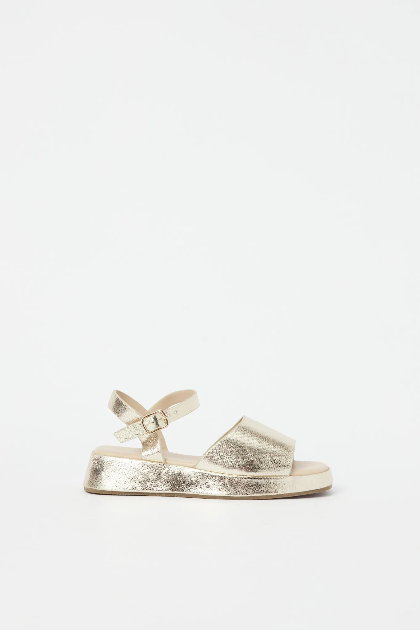 Senior Girls Gold Chunky Sandal