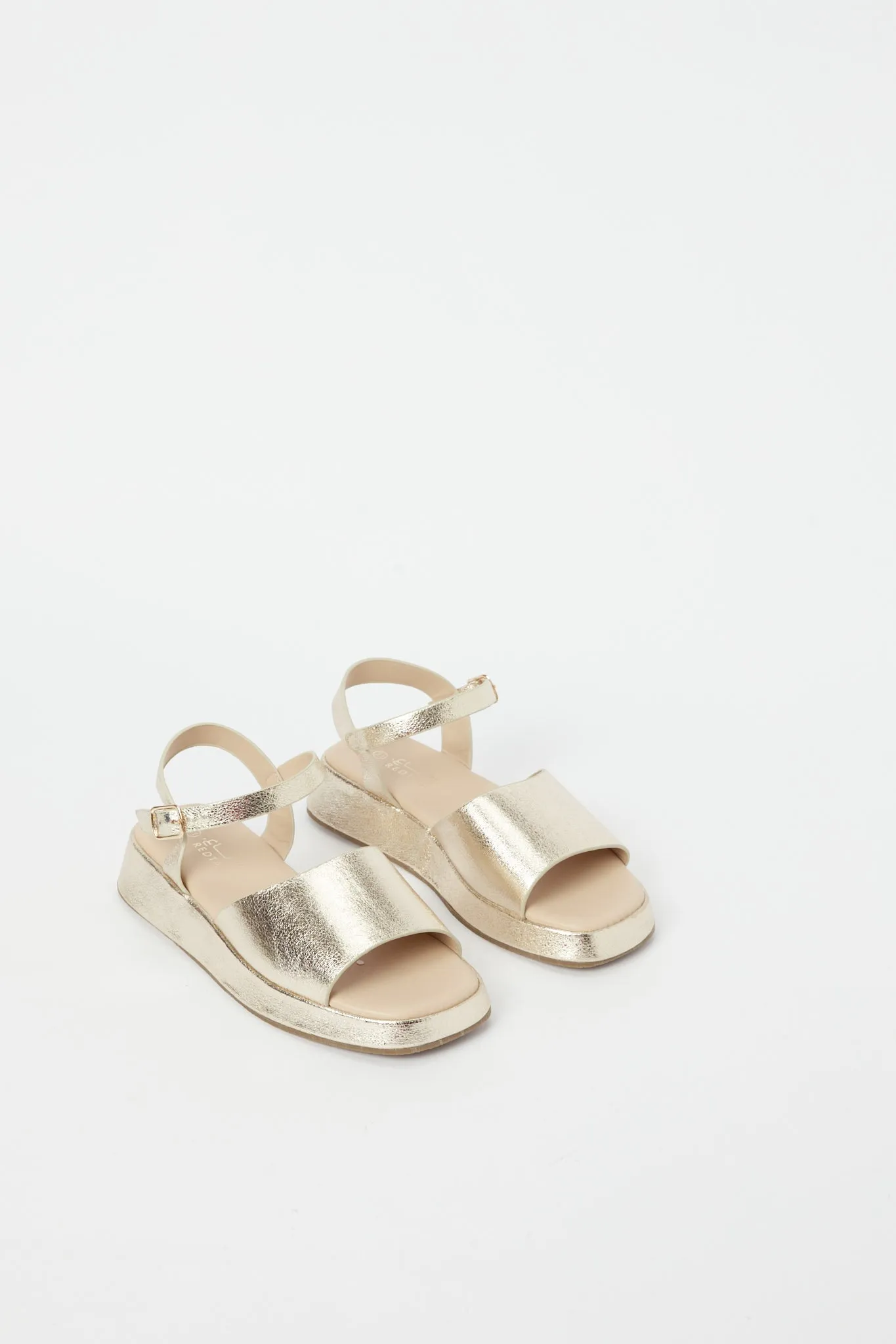 Senior Girls Gold Chunky Sandal