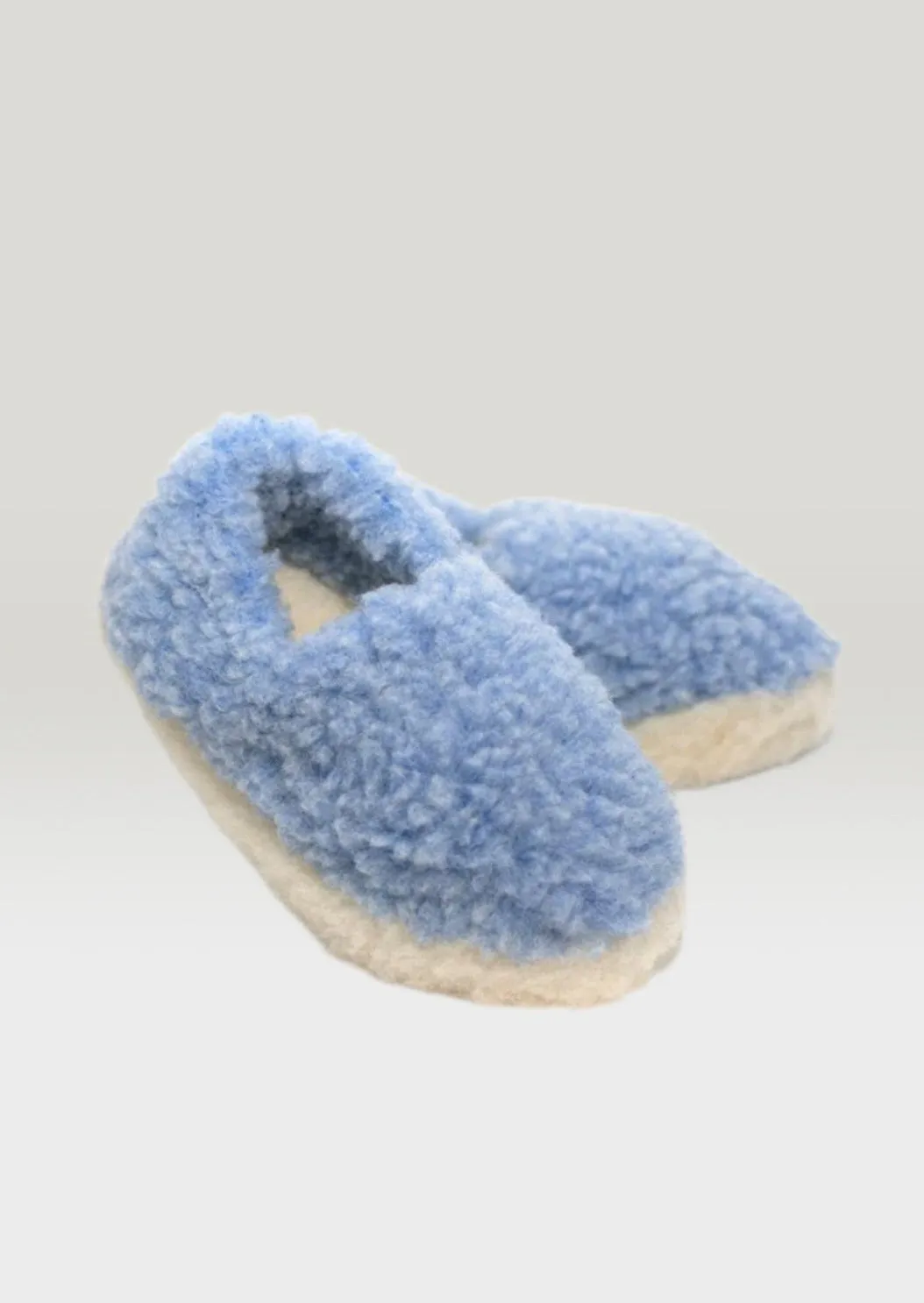 Sheep by the Sea Slippers | Blue