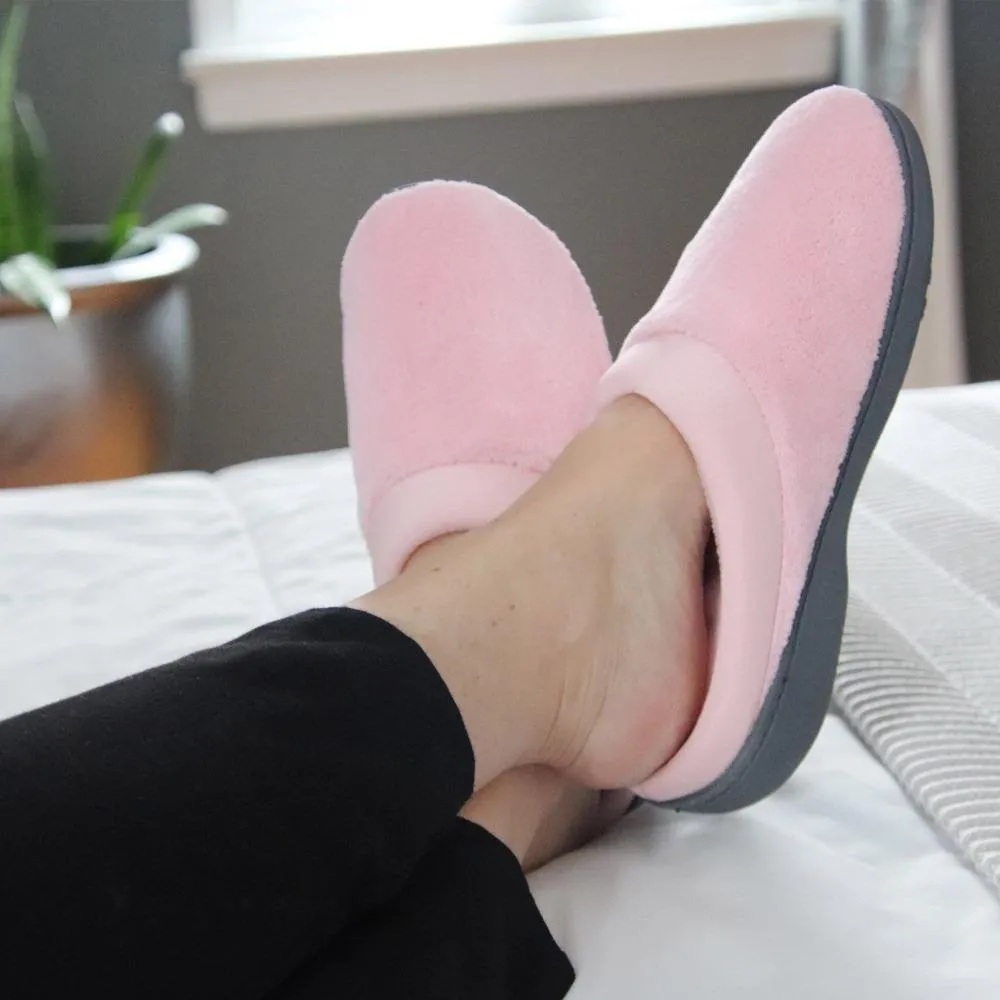 Signature Women’s Matte Satin Hoodback Slippers