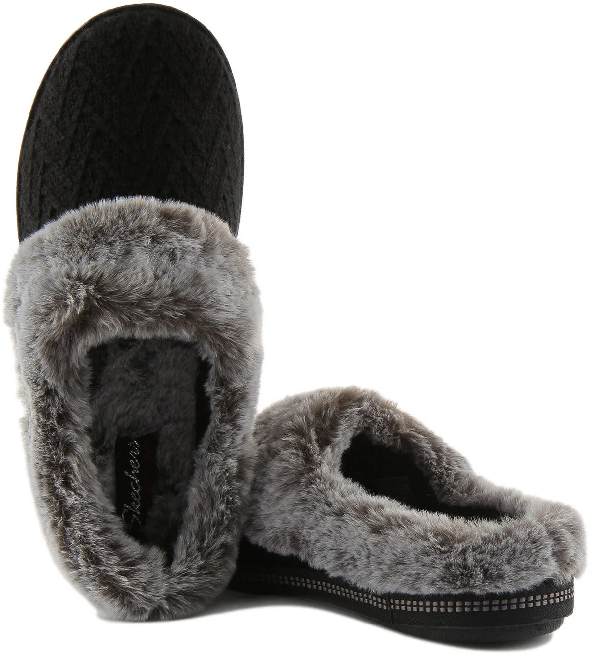 Skechers Cozy Campfire In Black For Women