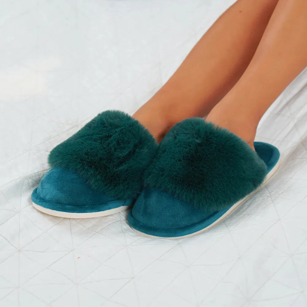 Slippers Cosy Luxe Emerald