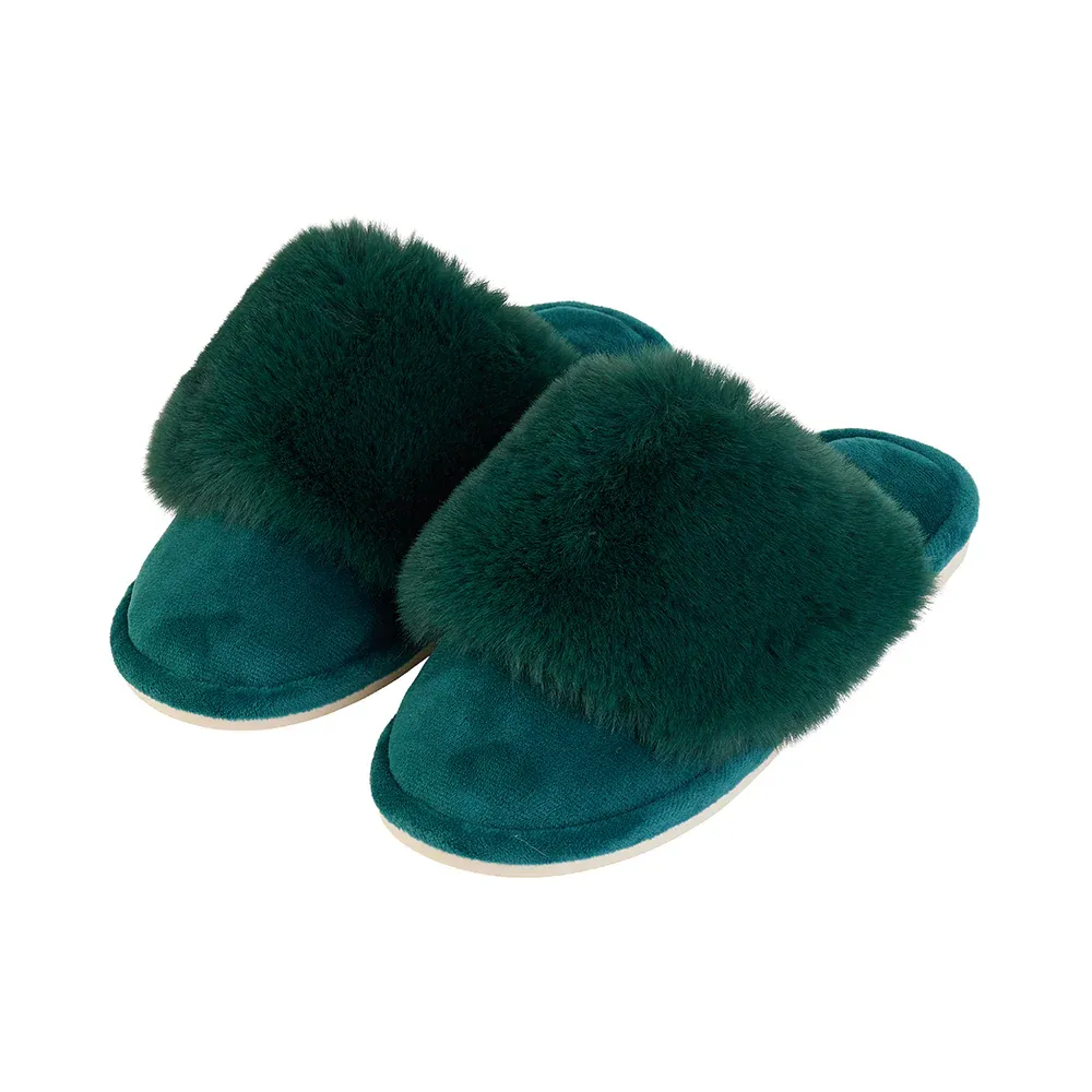 Slippers Cosy Luxe Emerald