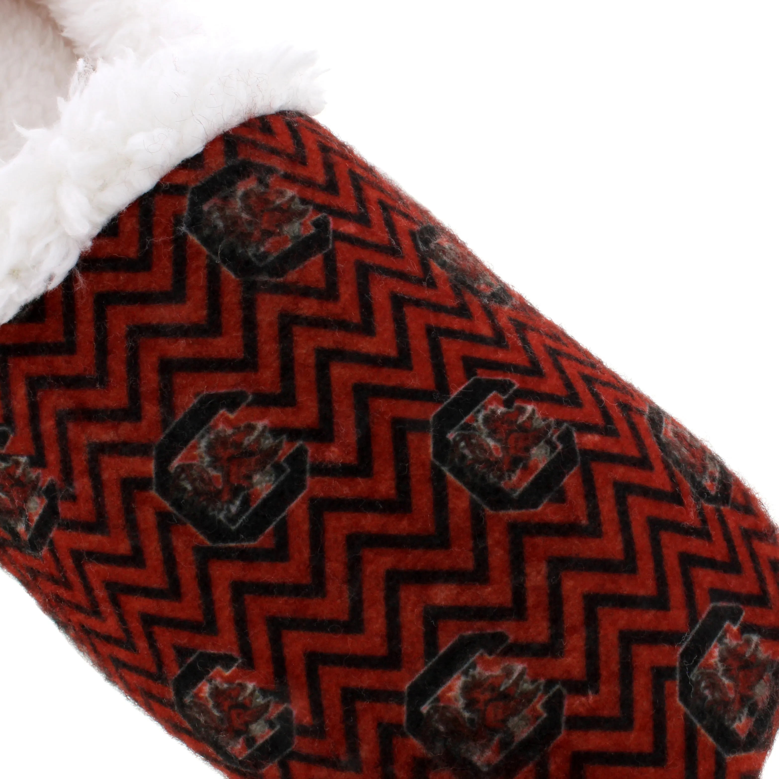 South Carolina Gamecocks Chevron Slip On Slippers