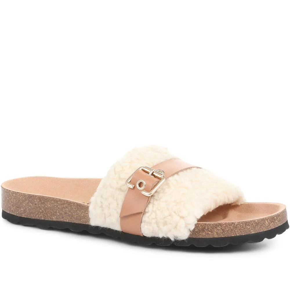 Tawny Mule Slippers - TAWNY / 322 811