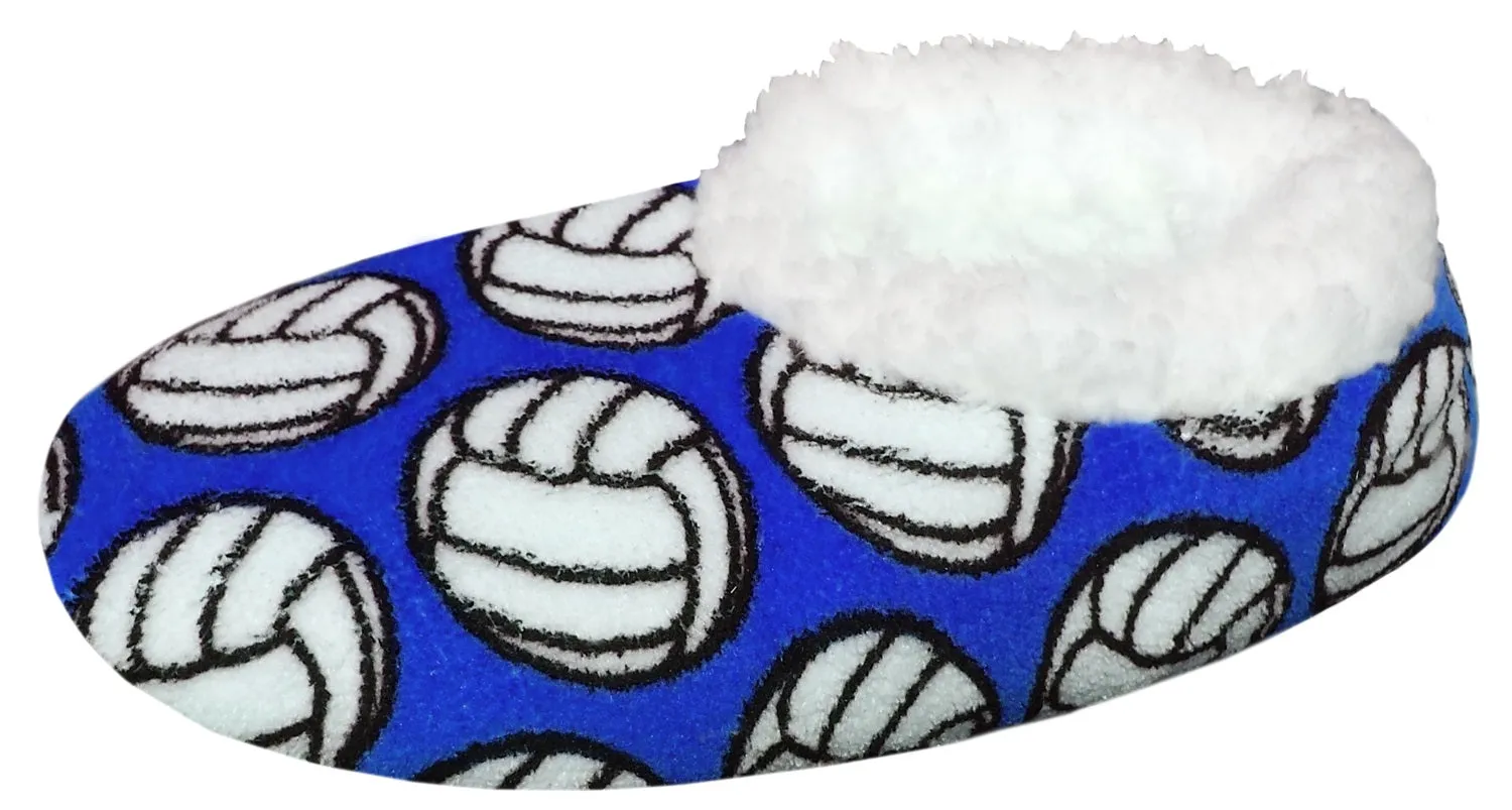 VolleyCozy Snoozies: Plush Slippers for Fans!