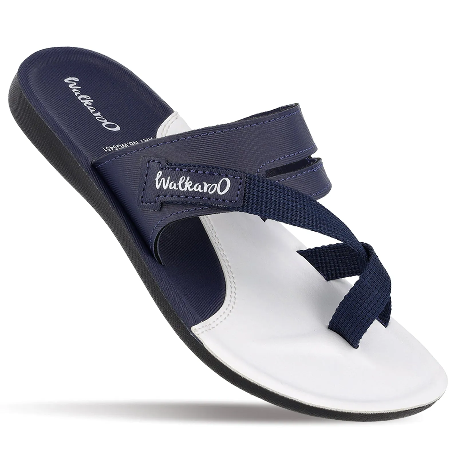 Walkaroo Men Sandal  - WG5451 Blue White