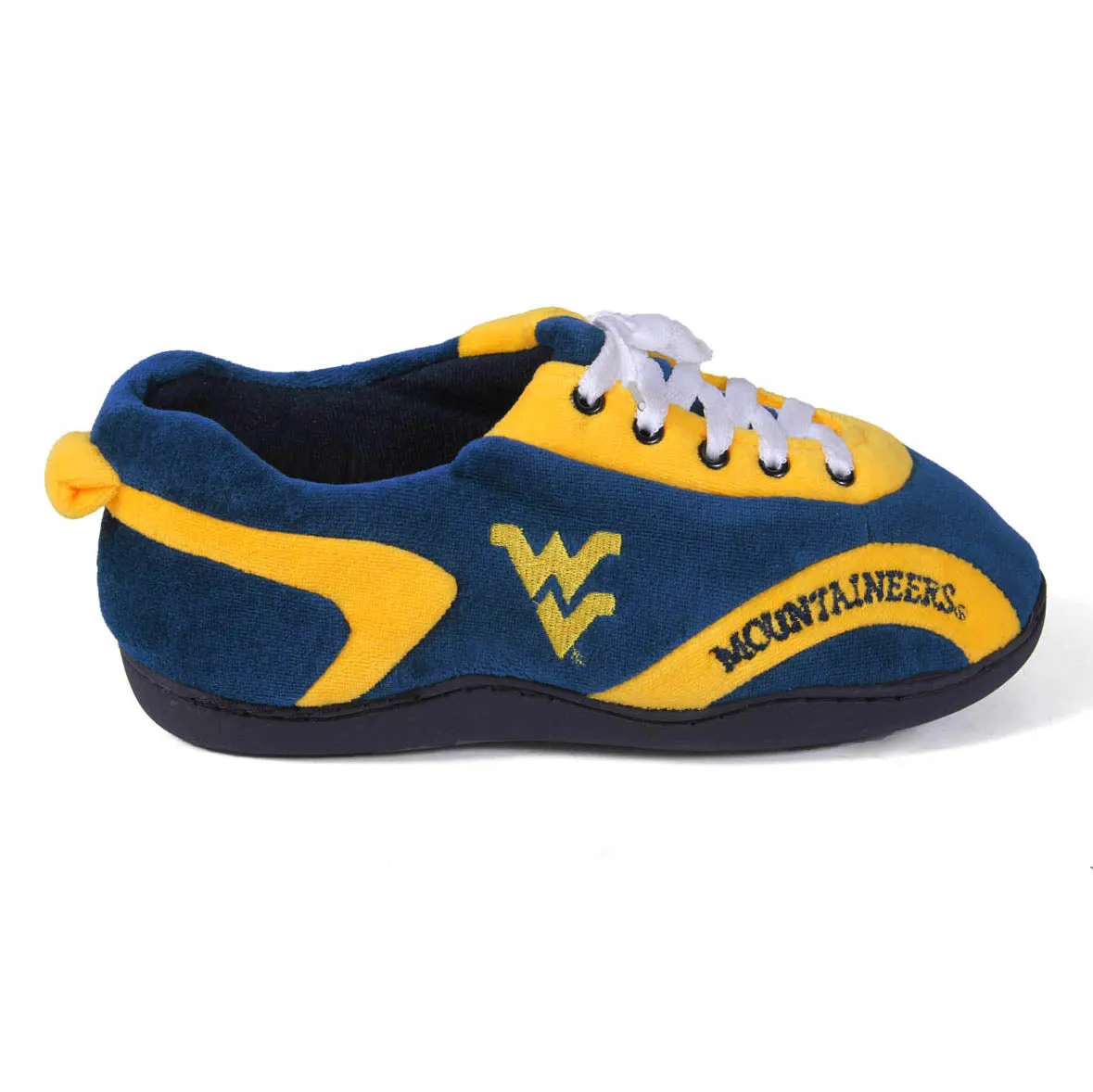 West Virginia Mountaineers All Around Rubber Soled Slippers