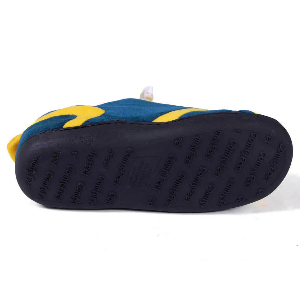 West Virginia Mountaineers All Around Rubber Soled Slippers