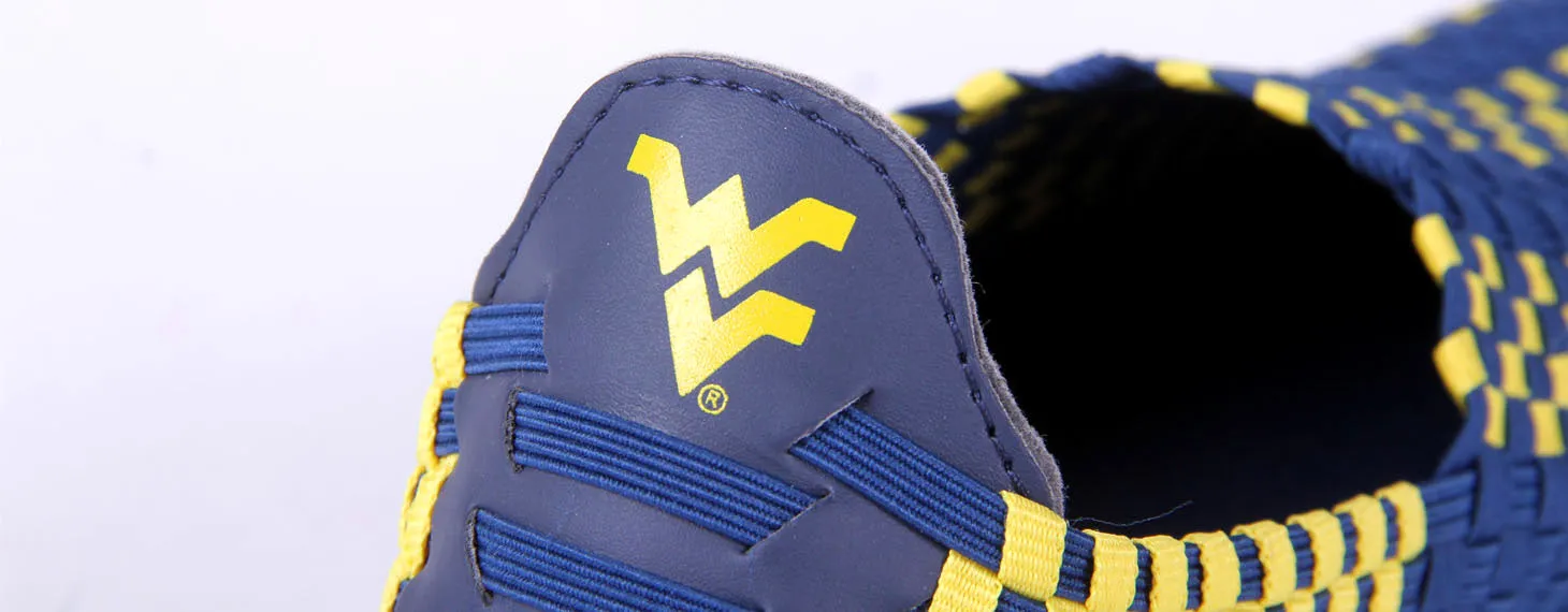 West Virginia Mountaineers Woven Colors Comfy Slip On Shoes