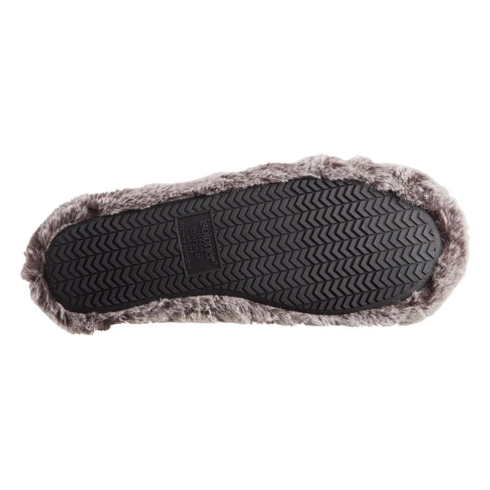 Women’s Faux Fur Fey Novelty Hoodback Slippers