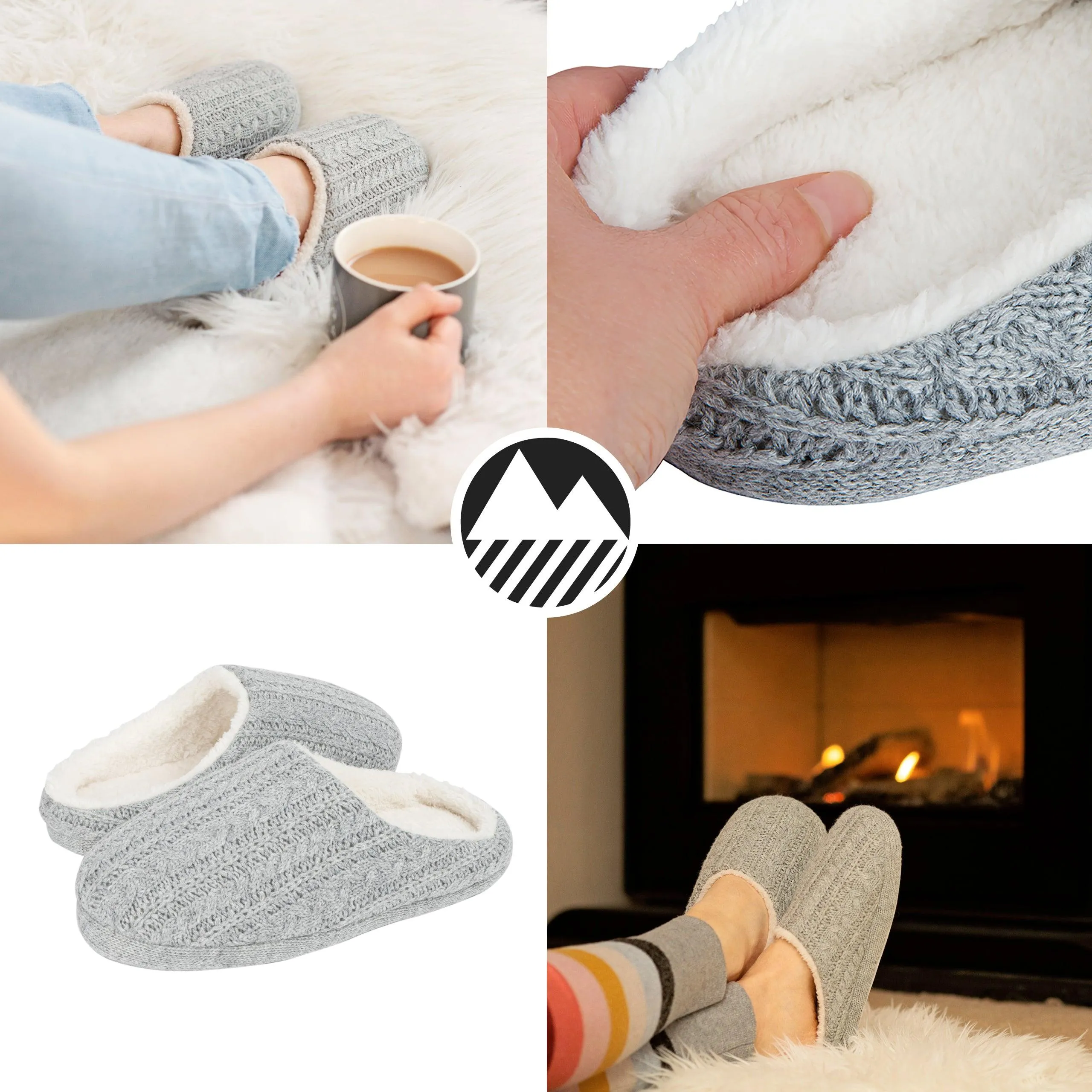 Women's Hobkin Cable Knit Slippers