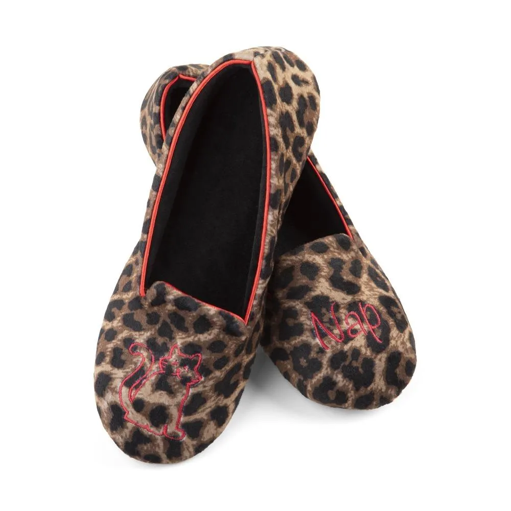 Women’s Velour Conversational Smoking Slippers