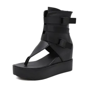 Women's Wedge Shoes Summer Platform Open Toe Gladiator Sandals